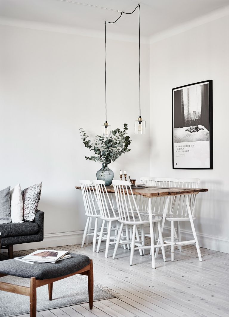 Viihtyisä sisustus vintage-yksityiskohtiin